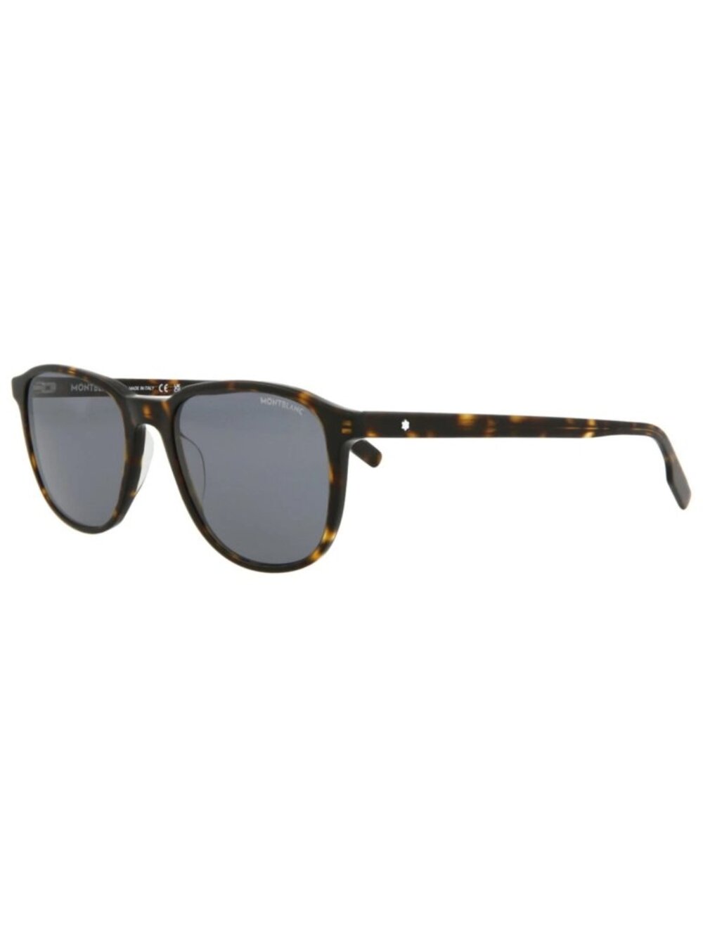 New Montblanc Women's Sunglasses Square Rectangle Acetate Frame Mens Havana Grey